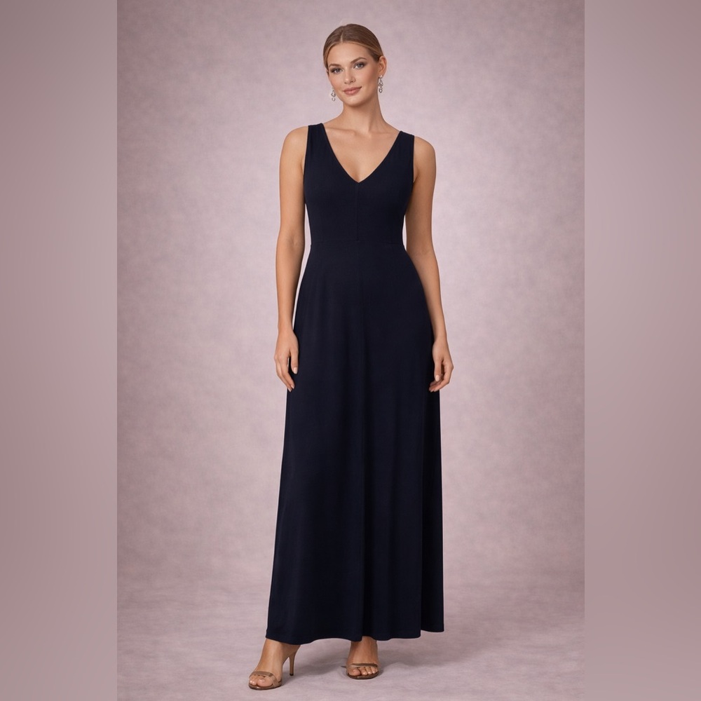 💜Talbots black Maxi Dress